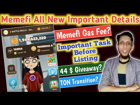 Memefi Withdrawal & Listing Details | Memefi Wallet Connect | Memefi lucky Draw