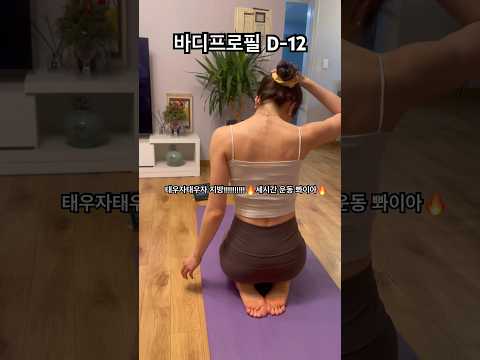 169 53 바디프로필 준비 ㅣ 일반식 먹어버린 날 3시간 운동 하기 윀 #바디프로필 #운동하는여자