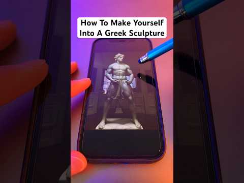 How To Make Yourself Into a Greek Sculpture In #CapCut