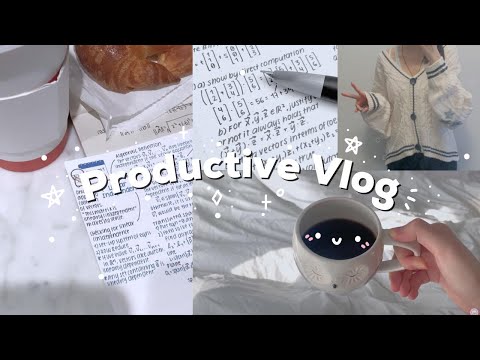 Productive Vlog | Balancing College + My Small Business ^_^