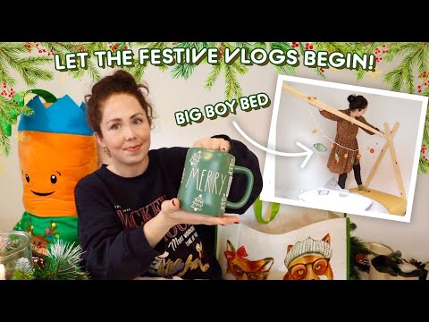 IT'S BEGINNING TO GET A BIT FESTIVE | Toddler Bedroom Transformation, Xmas Homesense & Charity Haul