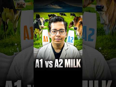 A1 VS A2 Milk | Which Milk is Best ? | Dt.Bhawesh | #diettubeindia #dietitian #ayurveda #shorts