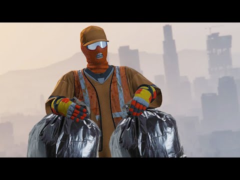 Taking Down Trash Bag Man Babies In GTA Online (PS5)