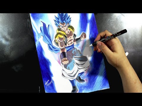 Speed Drawing - Gogeta Blue [DRAGON BALL SUPER: BROLY]