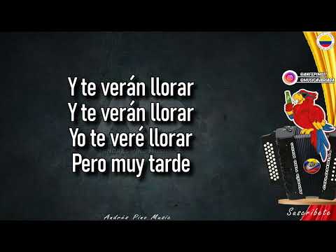 Te Vere Llorar - Los Chiches Vallenatos | Letra