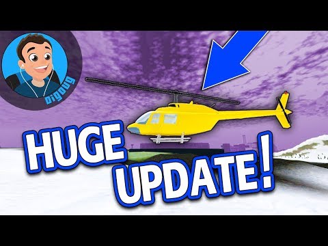 Helicopters in Vehicle Simulator! Hooray! Roblox Vehicle Simulator Winter Update adds AWESOMENESS!!