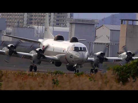 2024岐阜基地航空祭 　所属基地へ帰隊する各機　UP-3D　U-36A　C-130輸送機　UH-2　　　　AH-1　T-400　2024.11.17