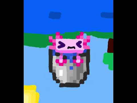 Axolotl animation (it kinda sucks) #minecraft #animations