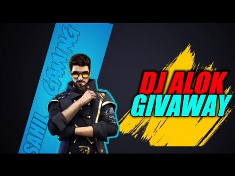 100 DJ ALOK GIVAWAY|| freefire AOOVIVO || SAHILGAMINGYT