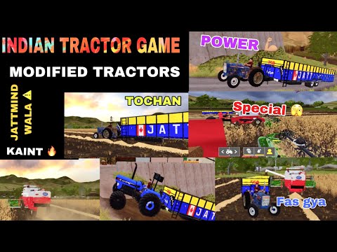 Kaint 🔥ਕਾਰਤੀ ਝੋਨੇ ਦੀ ਵਾਡੀ 🌾 || modified tractor game download || farming simulator 2020 #jattmind