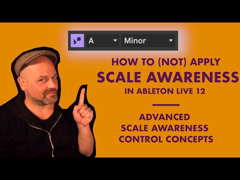 How to use Ableton 12 Scale Awareness and Advanced Scale Control via Max for Live in Ableton Live