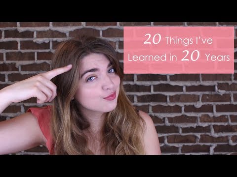 20 Things I've Learned in 20 Years