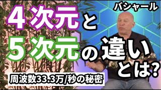 ★4次元と5次元の違いとは?｜周波数33.3万サイクル/秒の秘密｜今の地球は、4次元の中の第4密度から第５密度へ移行中｜次元と密度の違いとは?｜日本語字幕｜バシャール