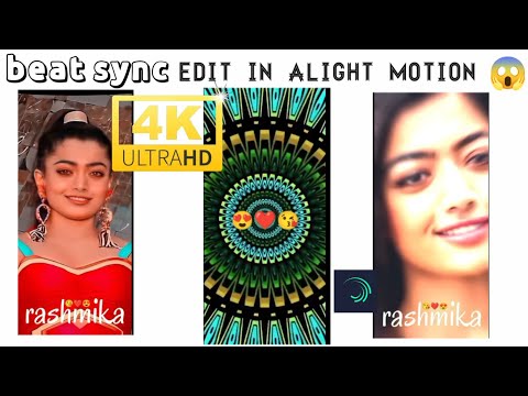 Rashmika mandanna 😍 Alight Motion Video editing | New Alight Motion Status | alight motion edits