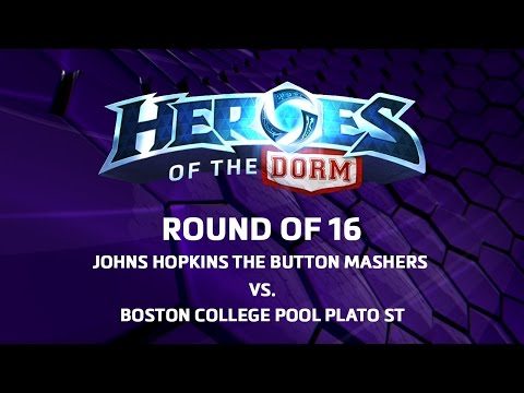 Heroes of the Dorm 2016 - Super Sixteen Match 1 - Johns Hopkins vs Boston College