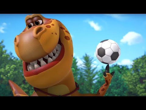 Turbozaurs - TALENTED TYRANOSAUR | Season 2 Marathon | WildBrain Bananas | Cartoons For Kids