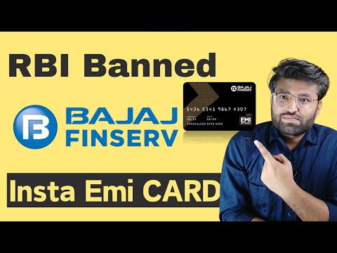 RBI Banned Bajaj Finance Insta EMI Card and eCOM