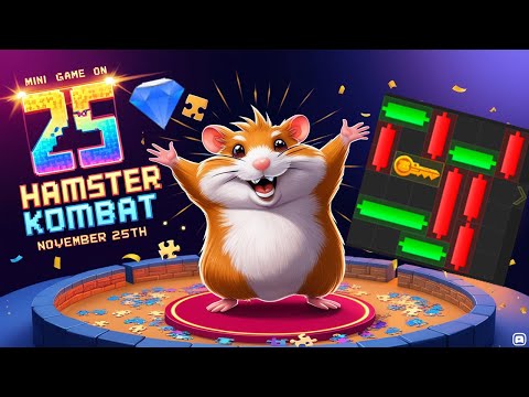 25 NOVEMBER Mini Game Puzzle Hamster Kombat Today | #puzzlegame Solved #hamsterkombat #minigame