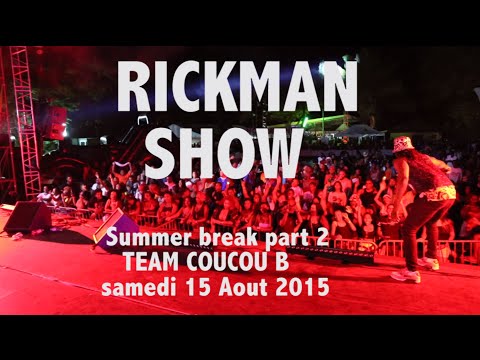 RICKMAN SHOW LIVE PERFORMANCE WITH BAND FRENCH GAYANA SUMMER BREAK PART 2