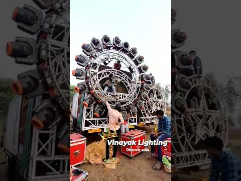 vinayak dj full light setup  op dj status video 2022