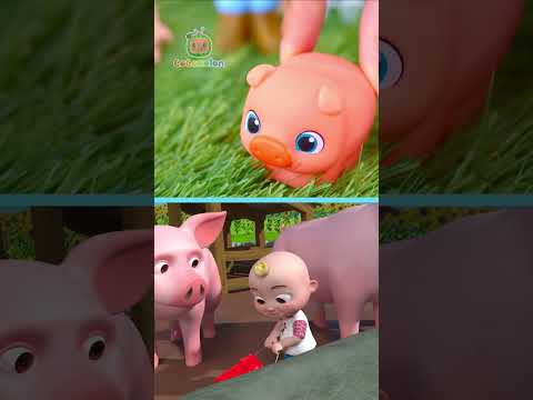 Baby JJ's Farm Day! | 🍉 CoComelon - JJ's Baby Songs 🎶 #shorts #cocomelon