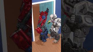 Optimus prime vs Megatron  | ep71 #crunchtime #animation #funny #memes