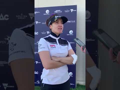 Hannah Green post RD3 interview at the 2022 Vic Open