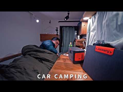 [Car camping] I was supposed to be car camping in preparation for a disaster,  [Jackery 300 Plus]