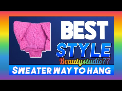 Protect Sweaters: How to Hang Them Without Losing Shape #viral