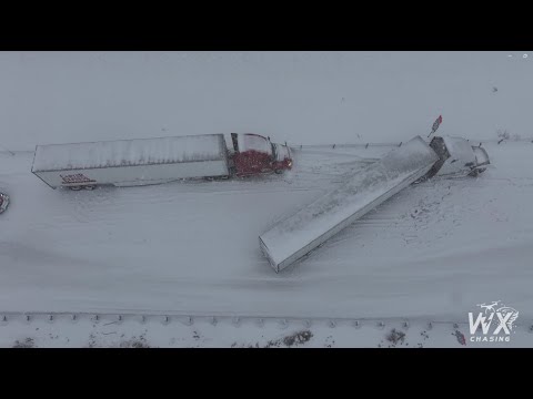 Huge Lake Effect Snow buries Erie, PA to New York state line - Winter Storm - November 2024 - Raw 4k