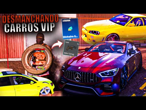 fiz 500 MIL COM DESMANCHE DE CARROS VIP  usando MOD MENU no GTA RP