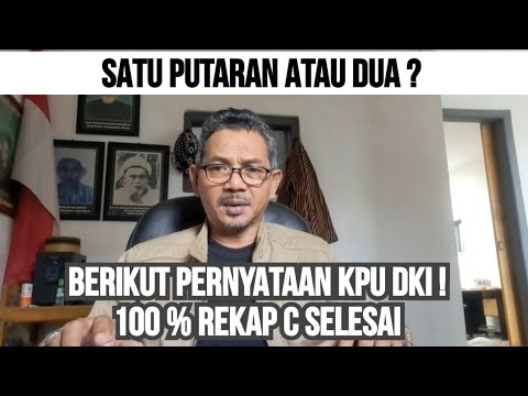 AKHIRNYA KPU SAMPEKAN HASIL REKAP C PILKADA DKI , SELESAI 100 PERSEN