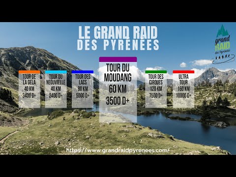 Grand Raid des Pyrénées 2024 - Tour du Moudang Parcours - Trail GRP