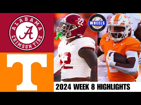 #7 Alabama vs #11 Tennessee | Full Game Highlights | 2024 College Football Highlights