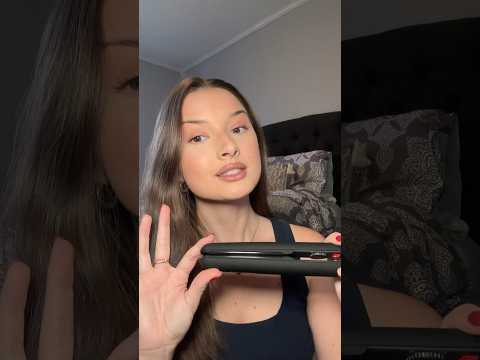 Testing out a new straightener for straightener curls #flatironcurls #hairtutorial