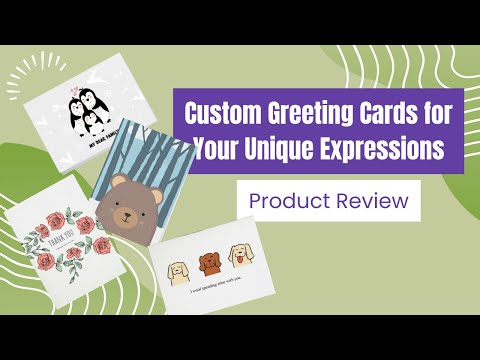 Custom Greeting Cards for your Unique Expressions! | Awkward Styles Product Showcase [2024]