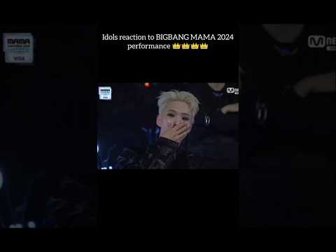 Kpop artists shocking reaction to BIGBANG mama 2024 stage performance 😭😭 #mama2024 #bigbang #kpop