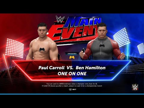 AWA wrestling WWE 2K24: Paul vs Ben Hamilton