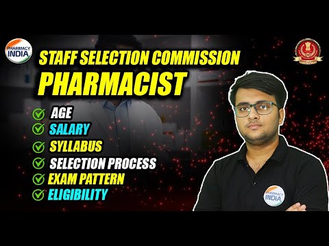 SSC Pharmacist Selection Process | Eligibility | Salary | Syllabus | Exam Pattern #ssc #pharmacist