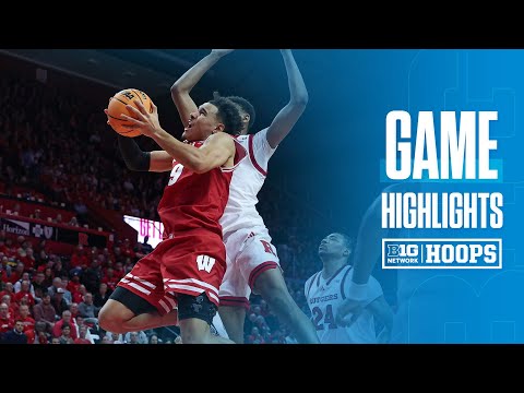 Wisconsin at Rutgers | HIGHLIGHTS | Big Ten Basketball | 1/6/25