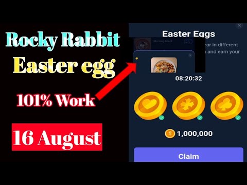 16 August Rocky Rabbit Easter Egg | Rocky rabbit Easter egg Today | Rocky rabbit Easter egg