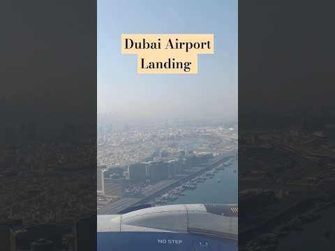 Dubai Airport Landing #dubai #travel #flight #consumerzilla #shorts #youtubeshorts