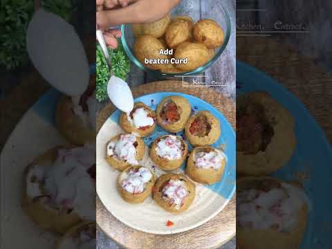 DAHI PURI| QUICK & EASY EVENING SNACKS RECIPE | #shorts #youtubeshorts #ashortaday #golgappa