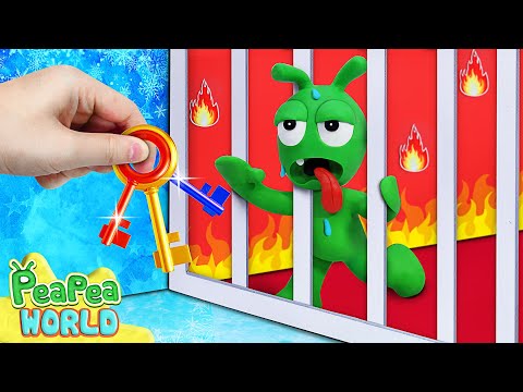 Hot and Cold Keys Problems - Pea Pea World - Cartoon for kids