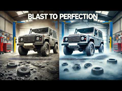 Dry Ice Blasting a Defender 110: Before & After Transformation