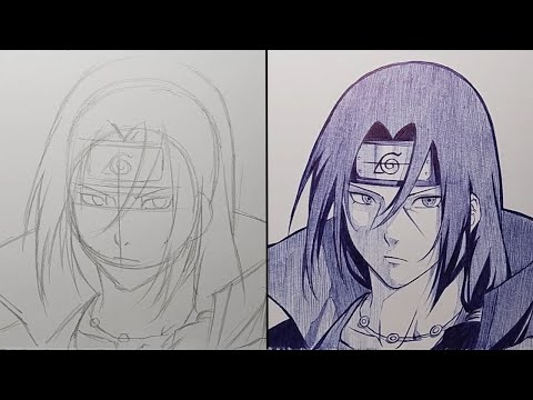 How To Draw Itachi Uchiha Step By Step - [Naruto Shippuden]