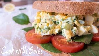 Egg Salad Sandwich ｜蛋沙拉三明治｜Breakfast Ideas | 早餐食譜 【100 道早餐食譜 25/100 ｜100 Breakfast Recipes 25/100 】