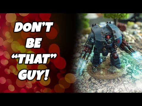 What NOT to do at The Game Store Playing Warhammer! (or Any Game)