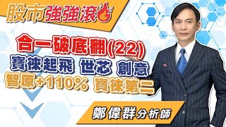 2024/09/13 鄭偉群分析師 【股市強強滾】 合一破底翻（22），寶徠起飛，世芯，創意，智原+110％，寶徠第二