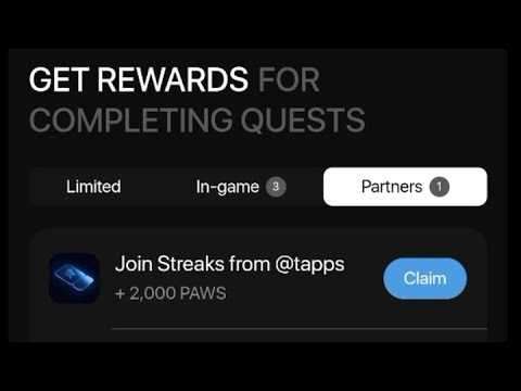 PAWS New Task Today 14 Dec | PAWS Airdrop